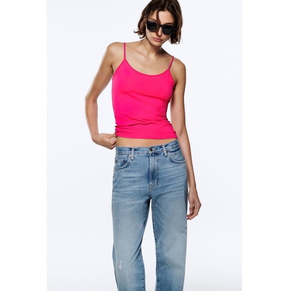 ZARA Stretch Top Thin Straps - Picture 2 of 2